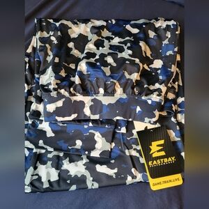 Eastbay Pursuit Blue Camo Athletic Warm Up Pants Mens XL NWT